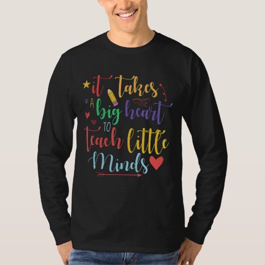 T-shirt Enseignant cool Apprendre Petits Esprits Pour L'Ap (Devant)