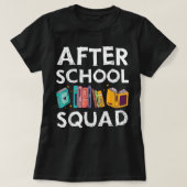 T-shirt Enseignant Cool de l'équipe après l'école Enseigna (Design devant)