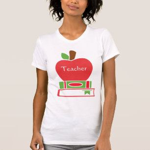 T-shirt Enseignant cool Red Apple Books