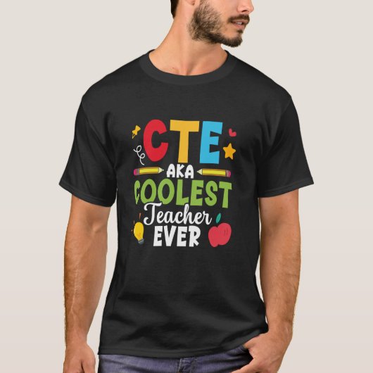 T-shirt Enseignant CTE Équipe CTE Équipe CTE Enseignant CT (Devant)