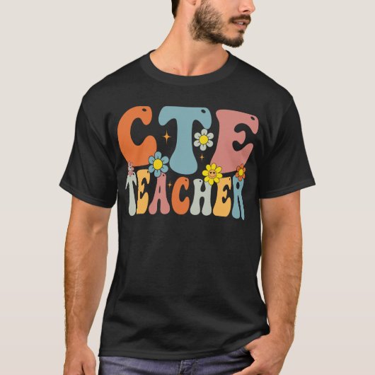 T-shirt Enseignant CTE Retour À L'École Enseignants Étudia (Devant)