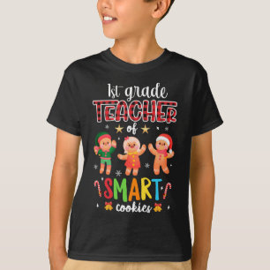 T-shirt Enseignant De 1Ere Année De Cookies Intelligents C
