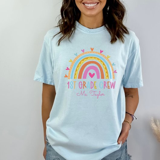 T-shirt Enseignant de 1re année à l'équipe Retour à l'écol