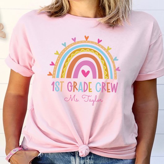 T-shirt Enseignant de 1re année à l'équipe Retour à l'écol