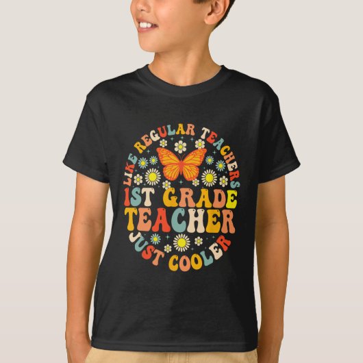 T-shirt Enseignant de 1re année comme un enseignant normal (Devant)