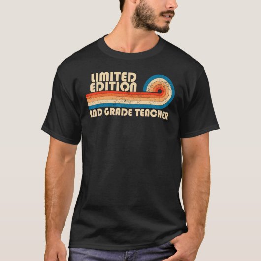 T-shirt ENSEIGNANT DE 2E ANNÉE Titre de profession drôle d (Devant)