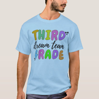 T-shirt Enseignant de 3e année, équipe d'enseignants T-shi