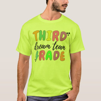 T-shirt Enseignant de 3e année, équipe d'enseignants T-shi