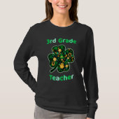 T-shirt Enseignant de 3e année Funny St Patrick's Day (Devant)