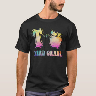 T-shirt Enseignant de 3e année pour la 3e année Tie Dye Ap