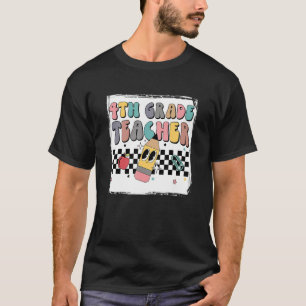 T-shirt Enseignant de 4e année brillant Retour à l'école T