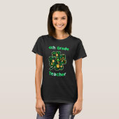 T-shirt Enseignant de 4e année Funny St Patrick's Day (Devant entier)
