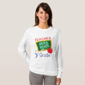 T-shirt Enseignant de 5e année (Devant entier)