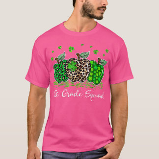 T-shirt Enseignant de 6e année Shamrock St Patron