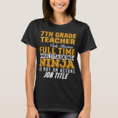 T-shirt Enseignant de 7e année (Devant)