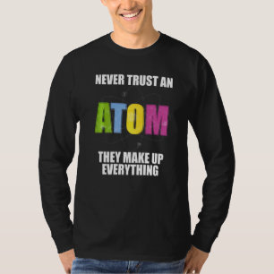 T-shirt Enseignant de chimie nerd de science hommes femmes