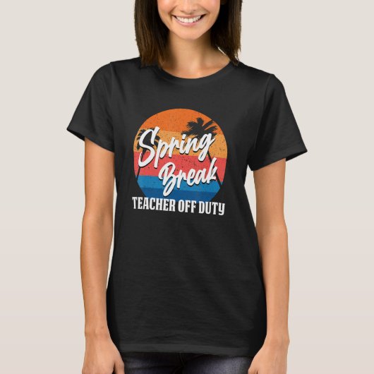 T-shirt Enseignant de congé de printemps de l'équipe de se (Devant)