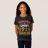 T-Shirt Enseignant De Cookies Intelligents Funny Enseignan (Devant entier)