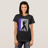 T-shirt Enseignant de danse inspirationnelle (Devant entier)