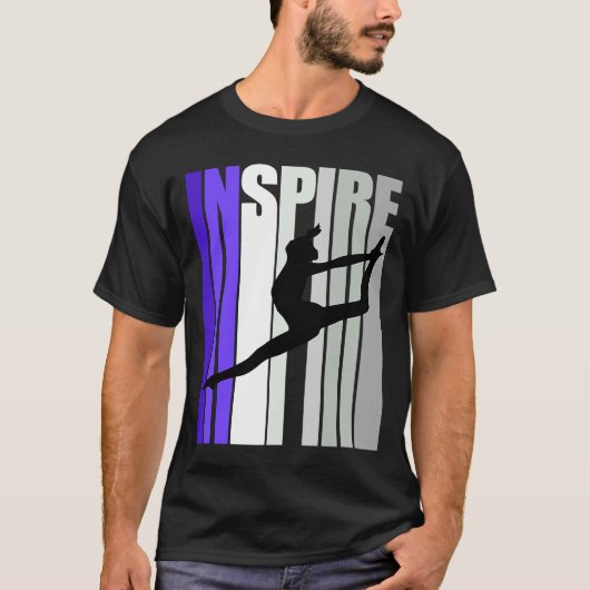 T-shirt Enseignant de danse inspirationnelle (Devant)