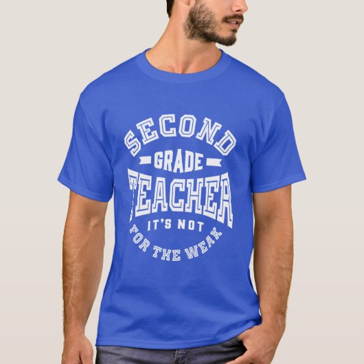 T-shirt Enseignant de deuxième année (Devant)