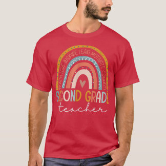 T-shirt Enseignant de deuxième année Enseigner l'amour Ins