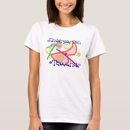 T-shirt Enseignant de jardin d'enfants (Devant)