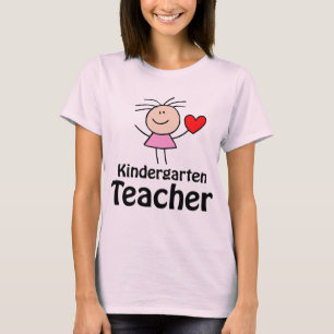 T-shirt Enseignant de la maternelle I Heart