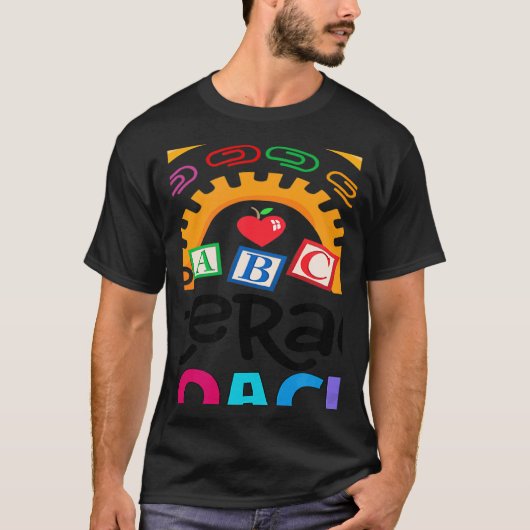 T-shirt Enseignant de lecture Retour école Enseignant spéc (Devant)