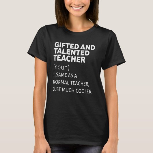 T-shirt Enseignant de l'éducation ed et enseignant talentu (Devant)