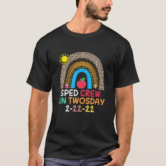 T-shirt Enseignant de l'enseignement spécial Equipe SPEW R (Devant)