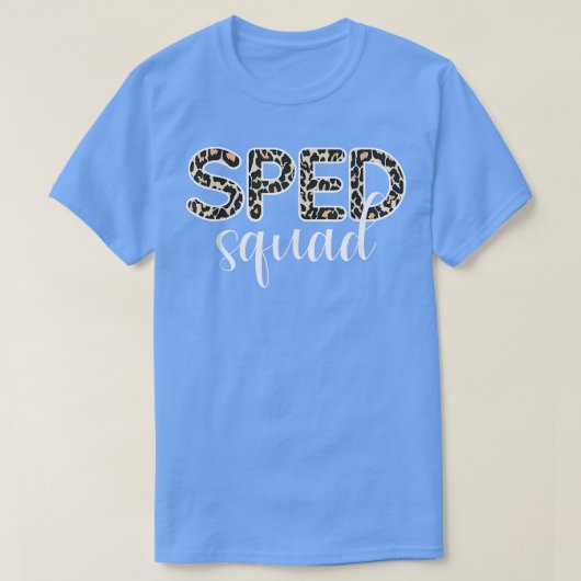 T-shirt Enseignant de l'équipe d'éducation spéciale Cute E (Design devant)