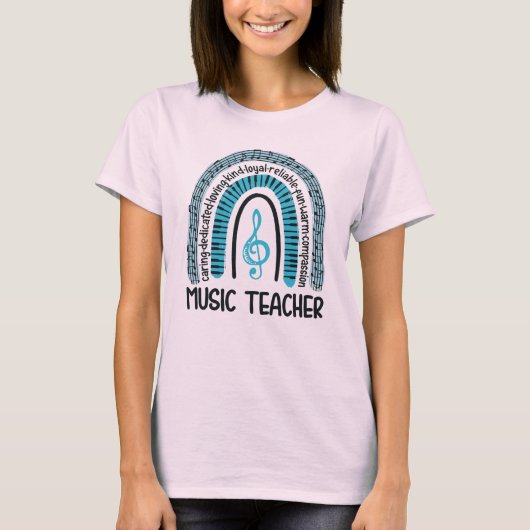 T-SHIRT ENSEIGNANT DE MUSIQUE (Devant)