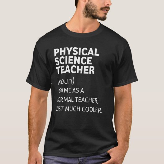 T-shirt Enseignant de physique amusant (Devant)