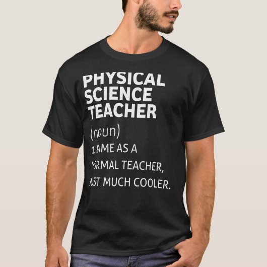 T-shirt Enseignant de physique amusant (Devant)