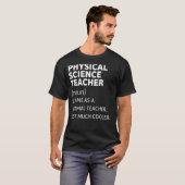 T-shirt Enseignant de physique amusant (Devant entier)