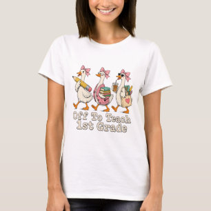 T-shirt Enseignant de première année part enseigner la 1re