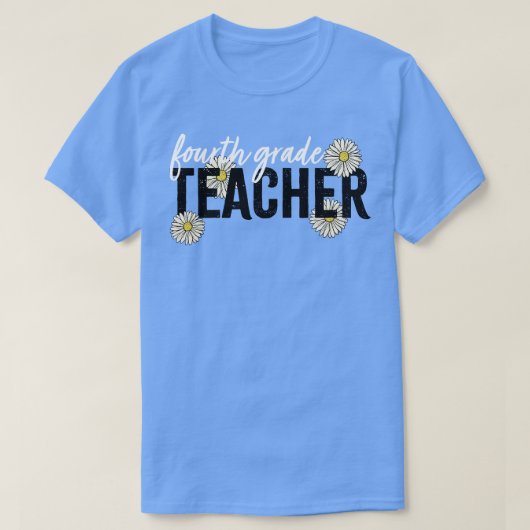 T-SHIRT ENSEIGNANT DE QUATRIÈME ANNÉE (Design devant)