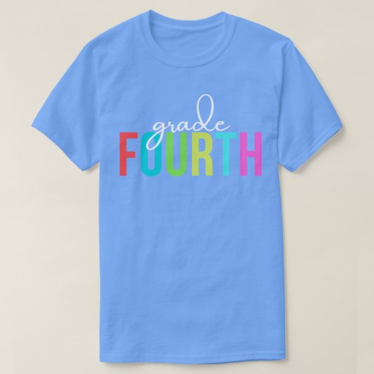 T-shirt Enseignant de quatrième année (Design devant)