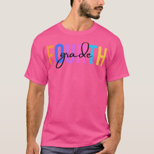 T-shirt Enseignant de quatrième année 4