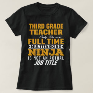 T-shirt Enseignant de troisième année