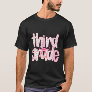 T-shirt Enseignant de troisième année Mignon Retour à l'éc
