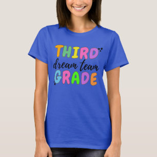 T-shirt Enseignant De Troisième Année, Retour À L'École, É