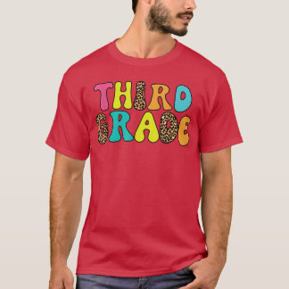 T-shirt Enseignant De Troisième Année Retour À L'École T-s