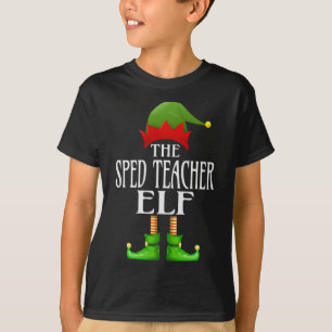 T-shirt Enseignant de vitesse Elf Xmas drôle Famille corre