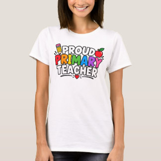 T-shirt Enseignant d'école primaire fier vue 1 Fier enseig