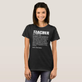 T-shirt Enseignant Définition Noun Enseignant Enseignant É (Devant entier)