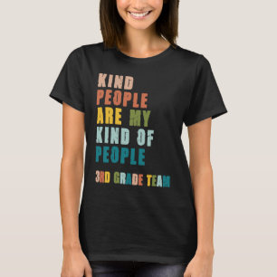 T-shirt Enseignant D'Équipe De 3E Année Les Gens Sont Mon 