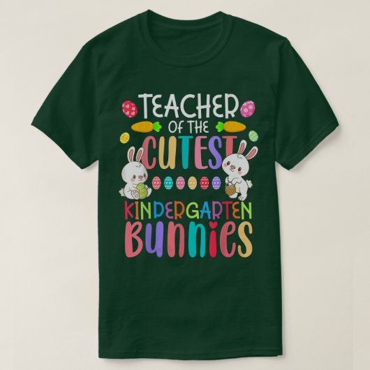 T-shirt Enseignant des lapins de maternelle les plus cutes (Design devant)