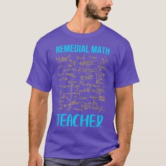 T-shirt Enseignant des mathématiques réparatrices